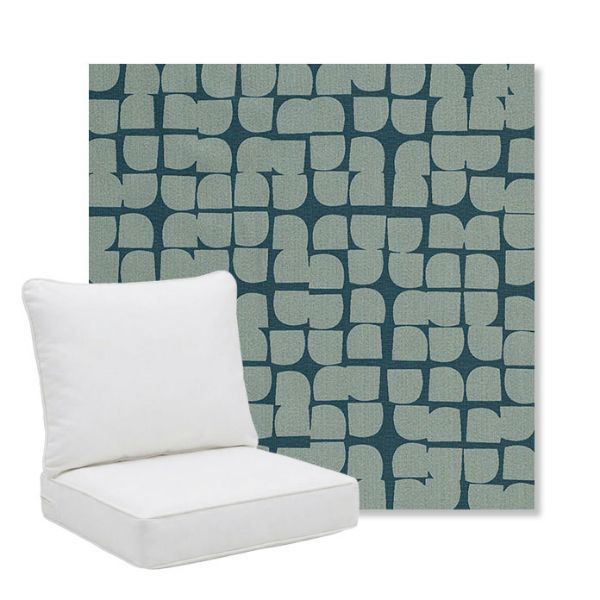 Picture of Toggle Splash | Pillow Back Deep Seating Outdoor Cushions - Sunbrella© Fabric