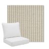 Picture of Trail Dove | Pillow Back Deep Seating Outdoor Cushions - Sunbrella© Fabric