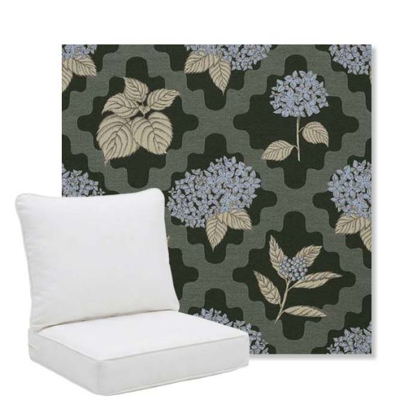Picture of Trellis Topiary | Pillow Back Deep Seating Outdoor Cushions - Sunbrella© Fabric