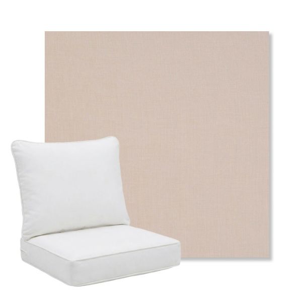 Picture of Tucker Cherry Blossom | Pillow Back Deep Seating Outdoor Cushions - Sunbrella© Fabric
