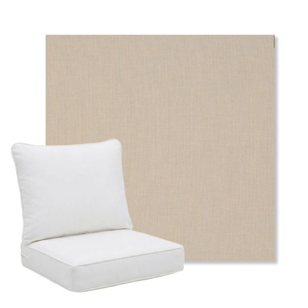 Picture of Tucker Golden Hour | Pillow Back Deep Seating Outdoor Cushions - Sunbrella© Fabric