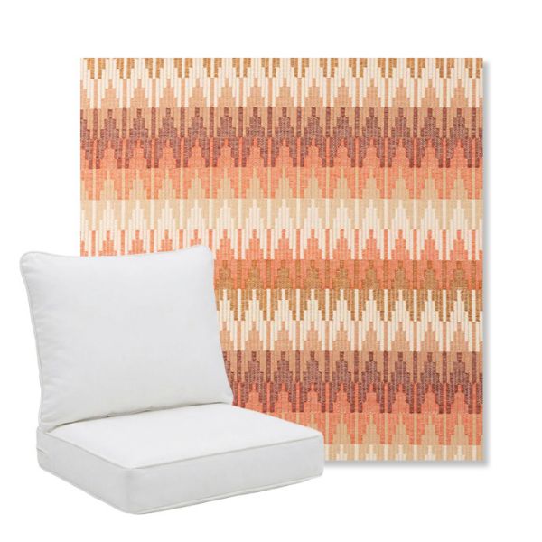 Picture of Valley Desert | Pillow Back Deep Seating Outdoor Cushions - Sunbrella© Fabric