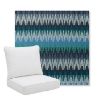 Picture of Valley Lagoon | Pillow Back Deep Seating Outdoor Cushions - Sunbrella© Fabric