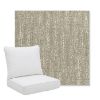 Picture of Vista Seasalt | Pillow Back Deep Seating Outdoor Cushions - Sunbrella© Fabric