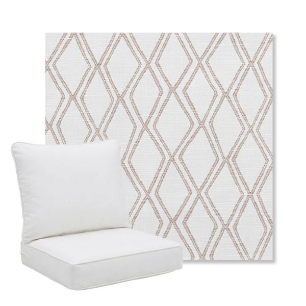 Picture of Voyage Dune | Pillow Back Deep Seating Outdoor Cushions - Sunbrella© Fabric