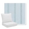 Picture of Wayward Sky | Pillow Back Deep Seating Outdoor Cushions - Sunbrella© Fabric