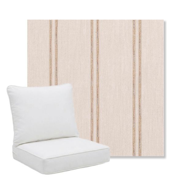 Picture of Wayward Wren | Pillow Back Deep Seating Outdoor Cushions - Sunbrella© Fabric