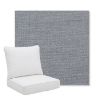 Picture of Willa Haze | Pillow Back Deep Seating Outdoor Cushions - Sunbrella© Fabric