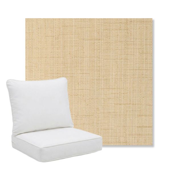 Picture of Willa Hemp | Pillow Back Deep Seating Outdoor Cushions - Sunbrella© Fabric