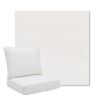 Picture of Willa Snow | Pillow Back Deep Seating Outdoor Cushions - Sunbrella© Fabric