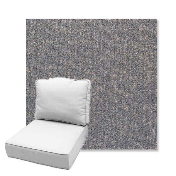 Picture of Abstraction Denim | Estate Back Deep Seating Outdoor Cushions - Sunbrella© Fabric