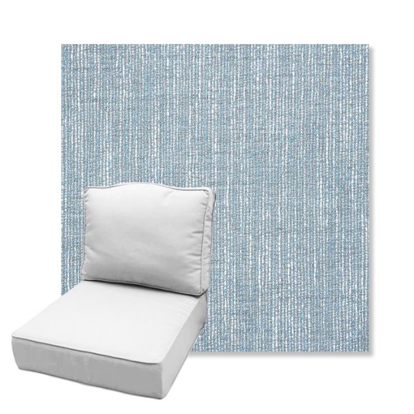 Picture of Adena Celeste | Estate Back Deep Seating Outdoor Cushions - Sunbrella© Fabric