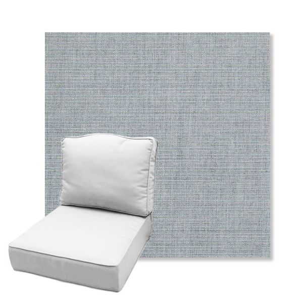 Picture of Ambrose Chambray | Estate Back Deep Seating Outdoor Cushions - Sunbrella© Fabric