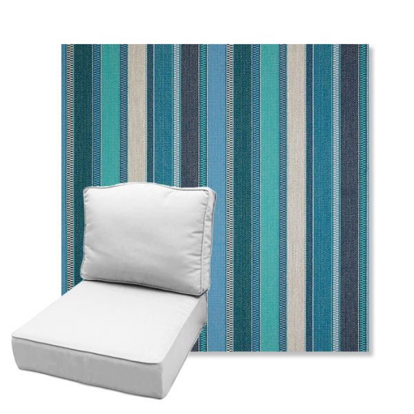 Picture of Ascend Oasis | Estate Back Deep Seating Outdoor Cushions - Sunbrella© Fabric