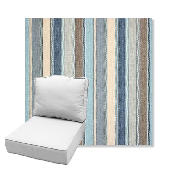 Picture of Ascend Spa | Estate Back Deep Seating Outdoor Cushions - Sunbrella© Fabric