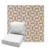 Picture of Assemble Sand | Estate Back Deep Seating Outdoor Cushions - Sunbrella© Fabric