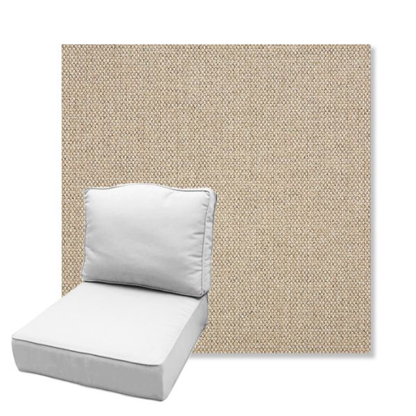 Picture of Blend Sand | Estate Back Deep Seating Outdoor Cushions - Sunbrella© Fabric