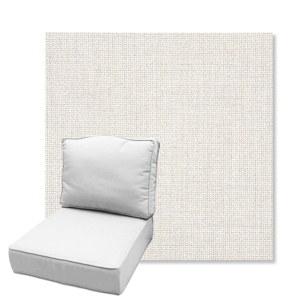 Picture of Bliss Linen | Estate Back Deep Seating Outdoor Cushions - Sunbrella© Fabric