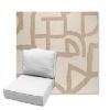 Picture of Brushstroke Stucco | Estate Back Deep Seating Outdoor Cushions - Sunbrella© Fabric