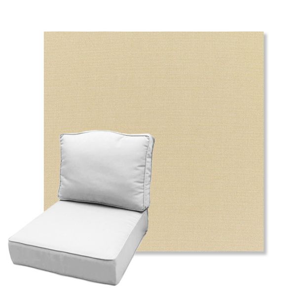 Picture of Canvas Antique Beige | Estate Back Deep Seating Outdoor Cushions - Sunbrella© Fabric