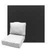 Picture of Canvas Black | Estate Back Deep Seating Outdoor Cushions - Sunbrella© Fabric