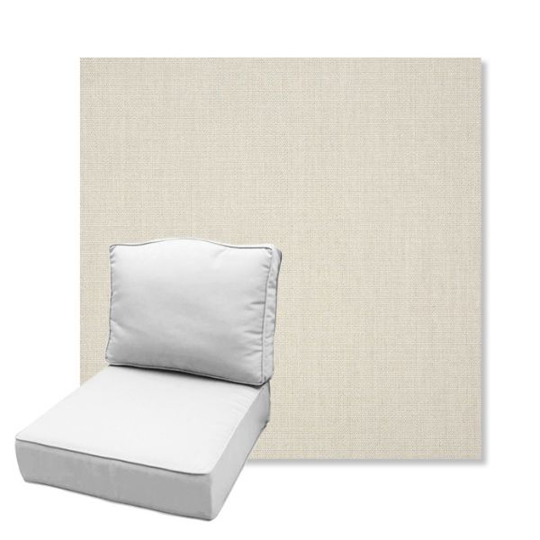Picture of Canvas Cloud | Estate Back Deep Seating Outdoor Cushions - Sunbrella© Fabric