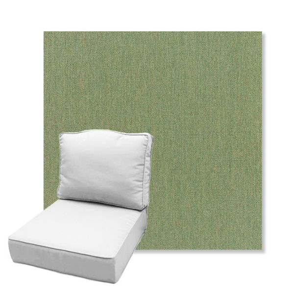 Picture of Canvas Fern | Estate Back Deep Seating Outdoor Cushions - Sunbrella© Fabric