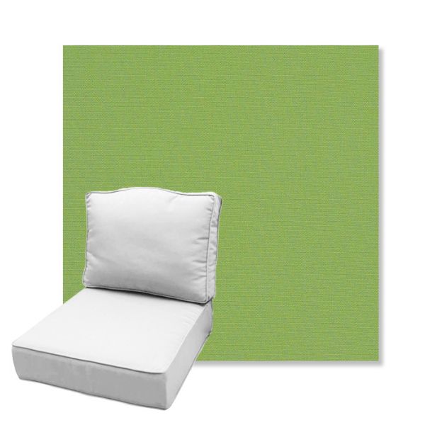 Picture of Canvas Ginkgo | Estate Back Deep Seating Outdoor Cushions - Sunbrella© Fabric