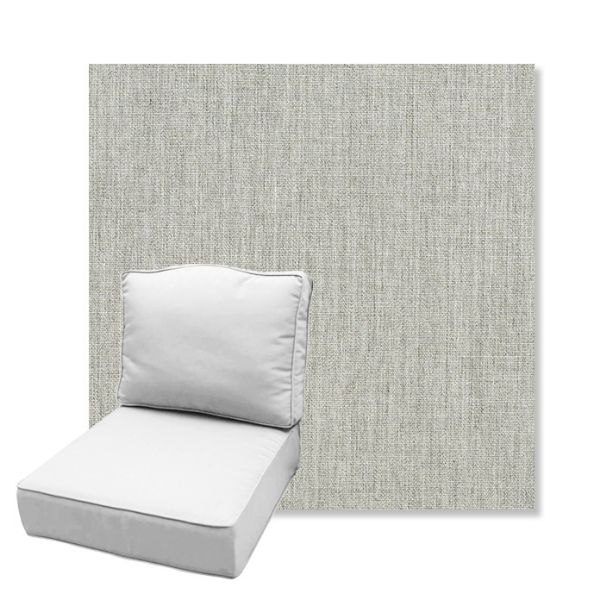 Picture of Canvas Granite | Estate Back Deep Seating Outdoor Cushions - Sunbrella© Fabric
