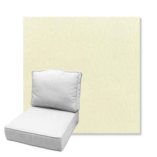 Picture of Canvas Natural | Estate Back Deep Seating Outdoor Cushions - Sunbrella© Fabric