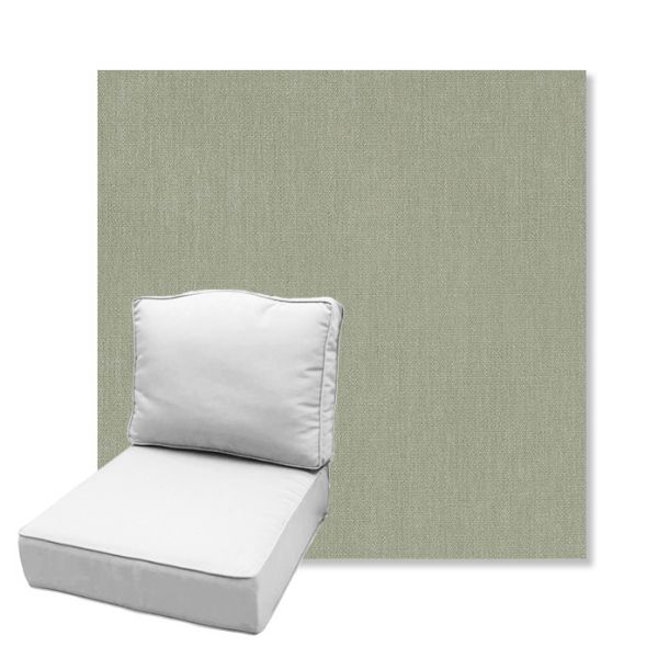 Picture of Canvas Seasalt | Estate Back Deep Seating Outdoor Cushions - Sunbrella© Fabric