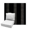 Picture of Caper Onyx | Estate Back Deep Seating Outdoor Cushions - Sunbrella© Fabric