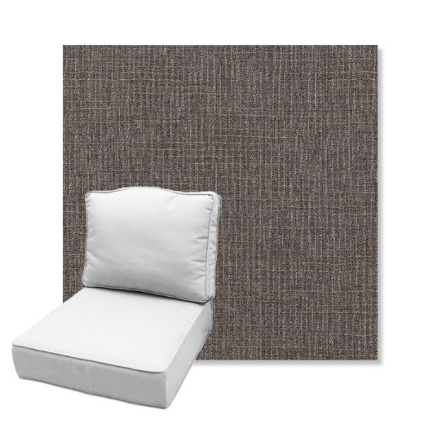 Picture of Cassava Mushroom | Estate Back Deep Seating Outdoor Cushions - Sunbrella© Fabric