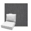 Picture of Cast Charcoal | Estate Back Deep Seating Outdoor Cushions - Sunbrella© Fabric