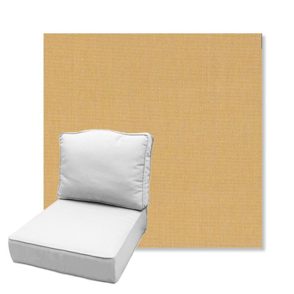 Picture of Cast Harvest | Estate Back Deep Seating Outdoor Cushions - Sunbrella© Fabric