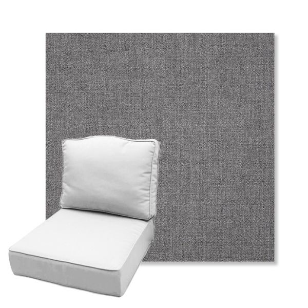 Picture of Cast Slate | Estate Back Deep Seating Outdoor Cushions - Sunbrella© Fabric