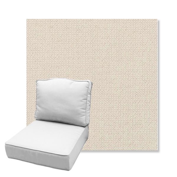 Picture of Charmer Parchment | Estate Back Deep Seating Outdoor Cushions - Sunbrella© Fabric