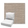 Picture of Charmer Pebble | Estate Back Deep Seating Outdoor Cushions - Sunbrella© Fabric