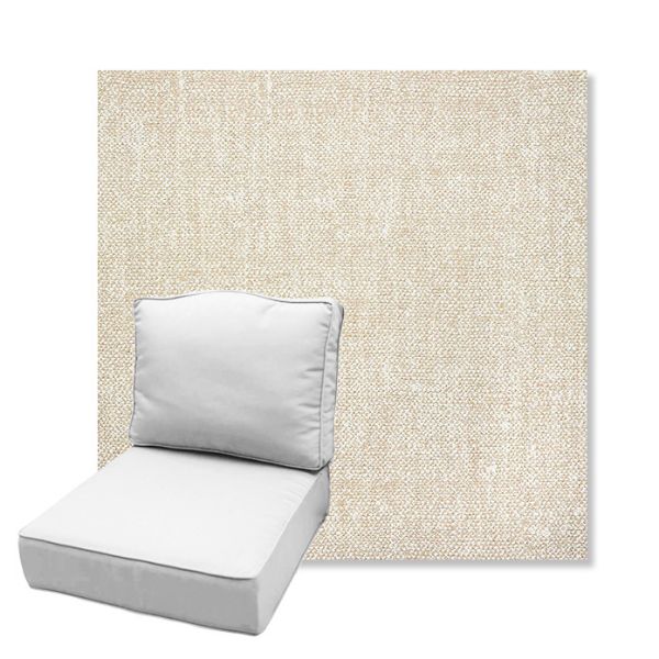 Picture of Chartres Cloud | Estate Back Deep Seating Outdoor Cushions - Sunbrella© Fabric