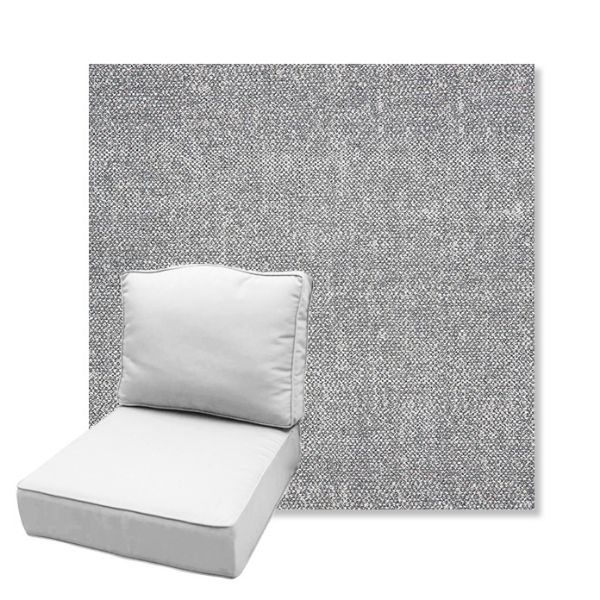 Picture of Chartres Gull | Estate Back Deep Seating Outdoor Cushions - Sunbrella© Fabric