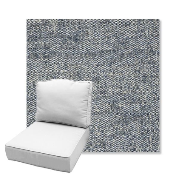 Picture of Chartres Storm | Estate Back Deep Seating Outdoor Cushions - Sunbrella© Fabric