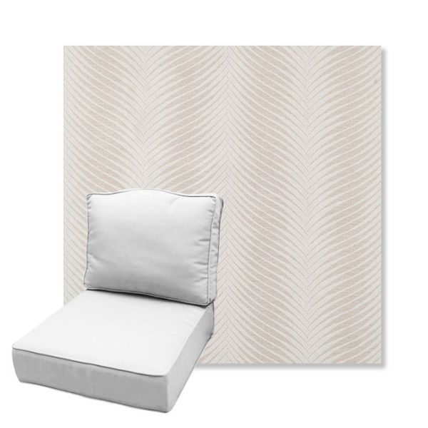 Picture of Clock Out Cloud | Estate Back Deep Seating Outdoor Cushions - Sunbrella© Fabric