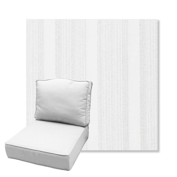 Picture of Compose Linen | Estate Back Deep Seating Outdoor Cushions - Sunbrella© Fabric
