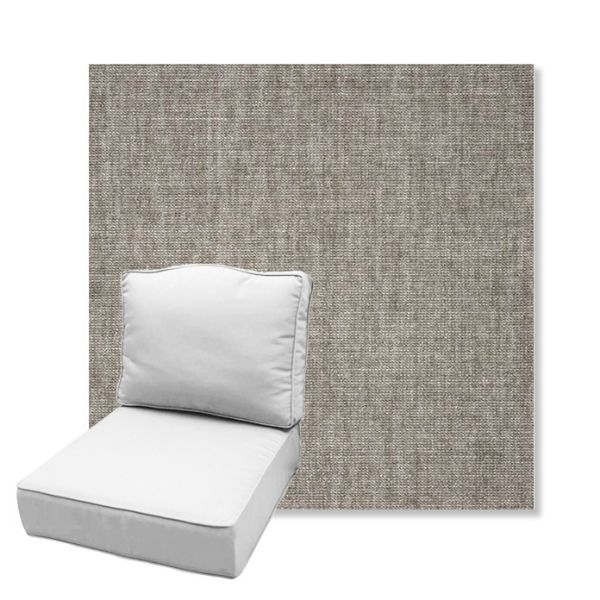 Picture of Crush Ash | Estate Back Deep Seating Outdoor Cushions - Sunbrella© Fabric