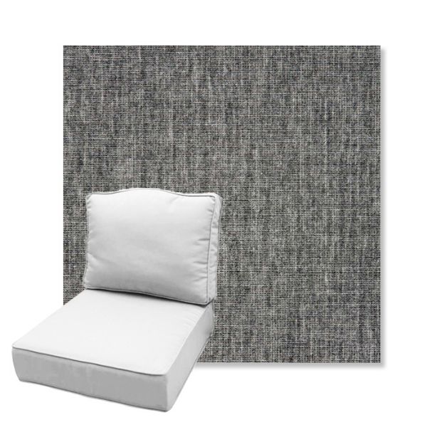 Picture of Crush Pewter | Estate Back Deep Seating Outdoor Cushions - Sunbrella© Fabric