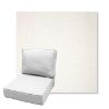 Picture of Crush Snow | Estate Back Deep Seating Outdoor Cushions - Sunbrella© Fabric