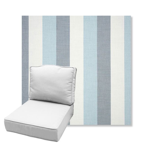 Picture of Direction Dew | Estate Back Deep Seating Outdoor Cushions - Sunbrella© Fabric