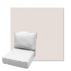 Picture of Dither Snow | Estate Back Deep Seating Outdoor Cushions - Sunbrella© Fabric