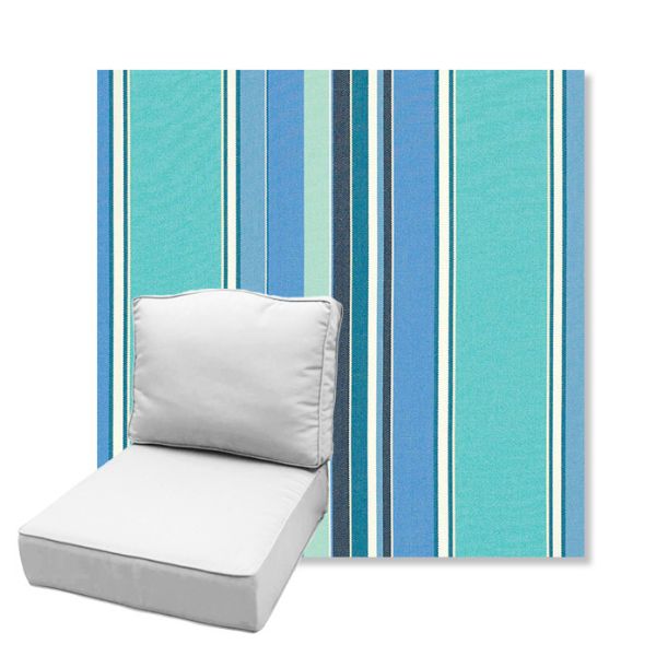 Picture of Dolce Oasis | Estate Back Deep Seating Outdoor Cushions - Sunbrella© Fabric