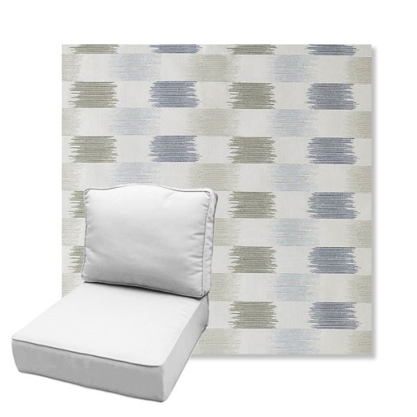 Picture of Dream Mist | Estate Back Deep Seating Outdoor Cushions - Sunbrella© Fabric